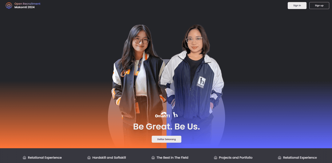 Oprec HIMAKOM & OmahTI 2025 Official Site