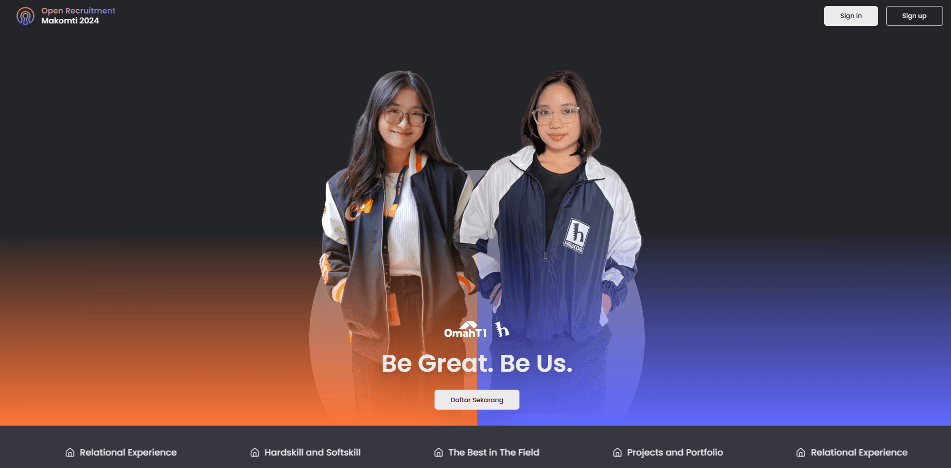 Oprec HIMAKOM & OmahTI 2025 Official Site