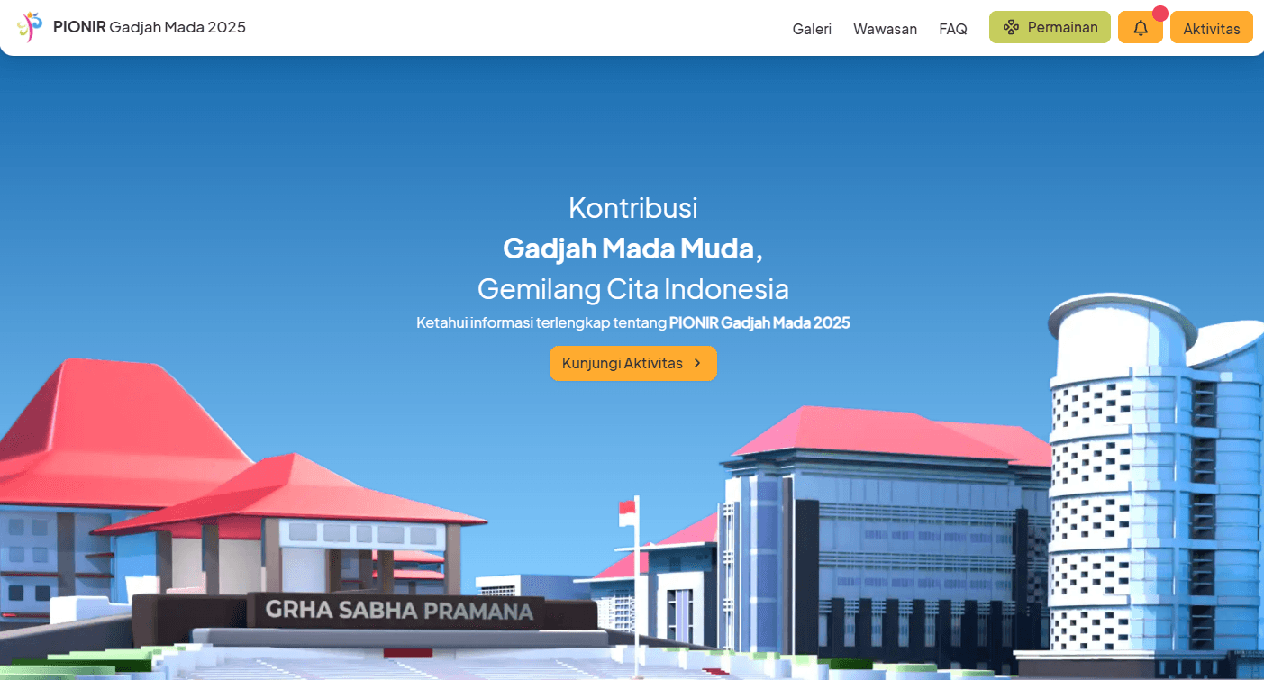 Laman Resmi PIONIR Gadjah Mada 2025